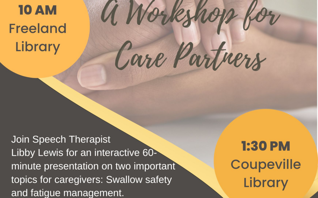 For Your Health: A Workshop for Care Partners