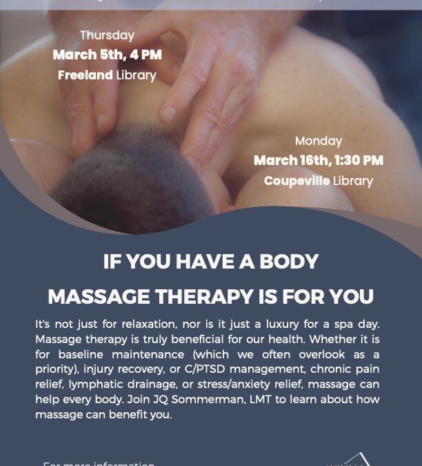 For Your Health: Massage Is for Every Body