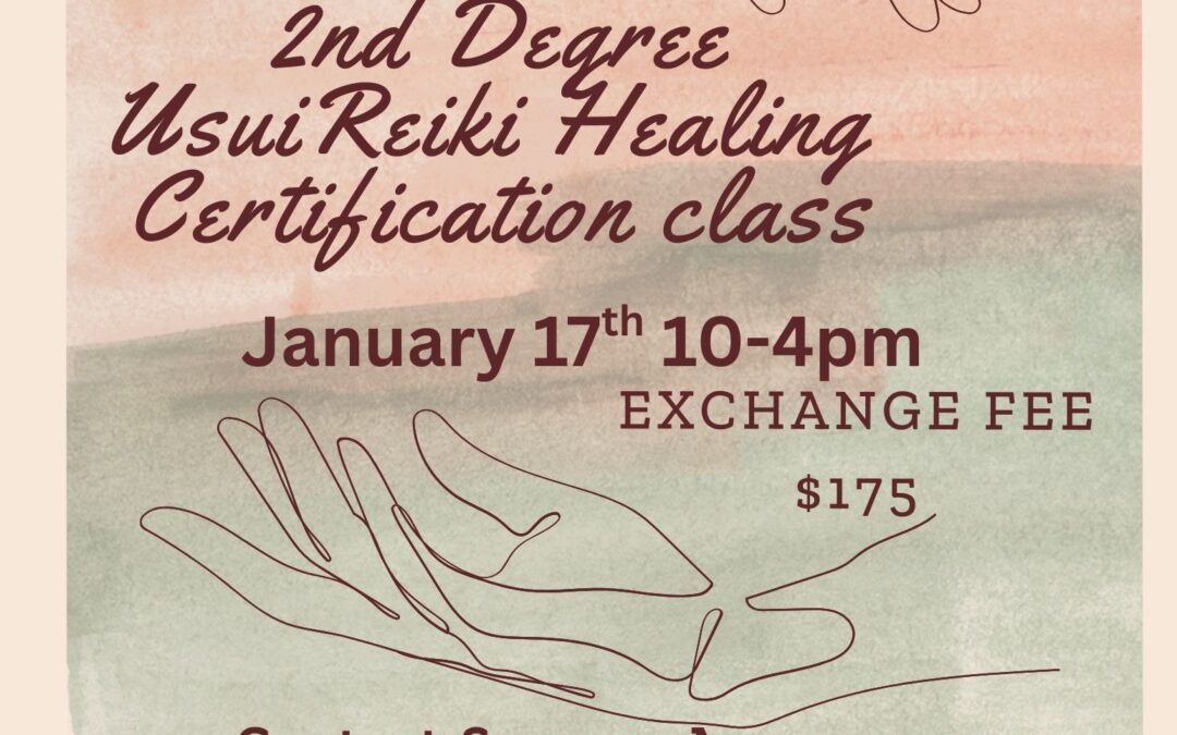 REIKI LEVEL 2 Certification